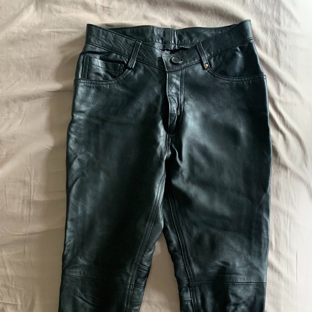 Posh Affairs Women's Leather Motorcycle Pants